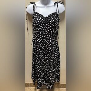 AIMCOO Spaghetti Strap Tie Shoulder Midi Dress NWT